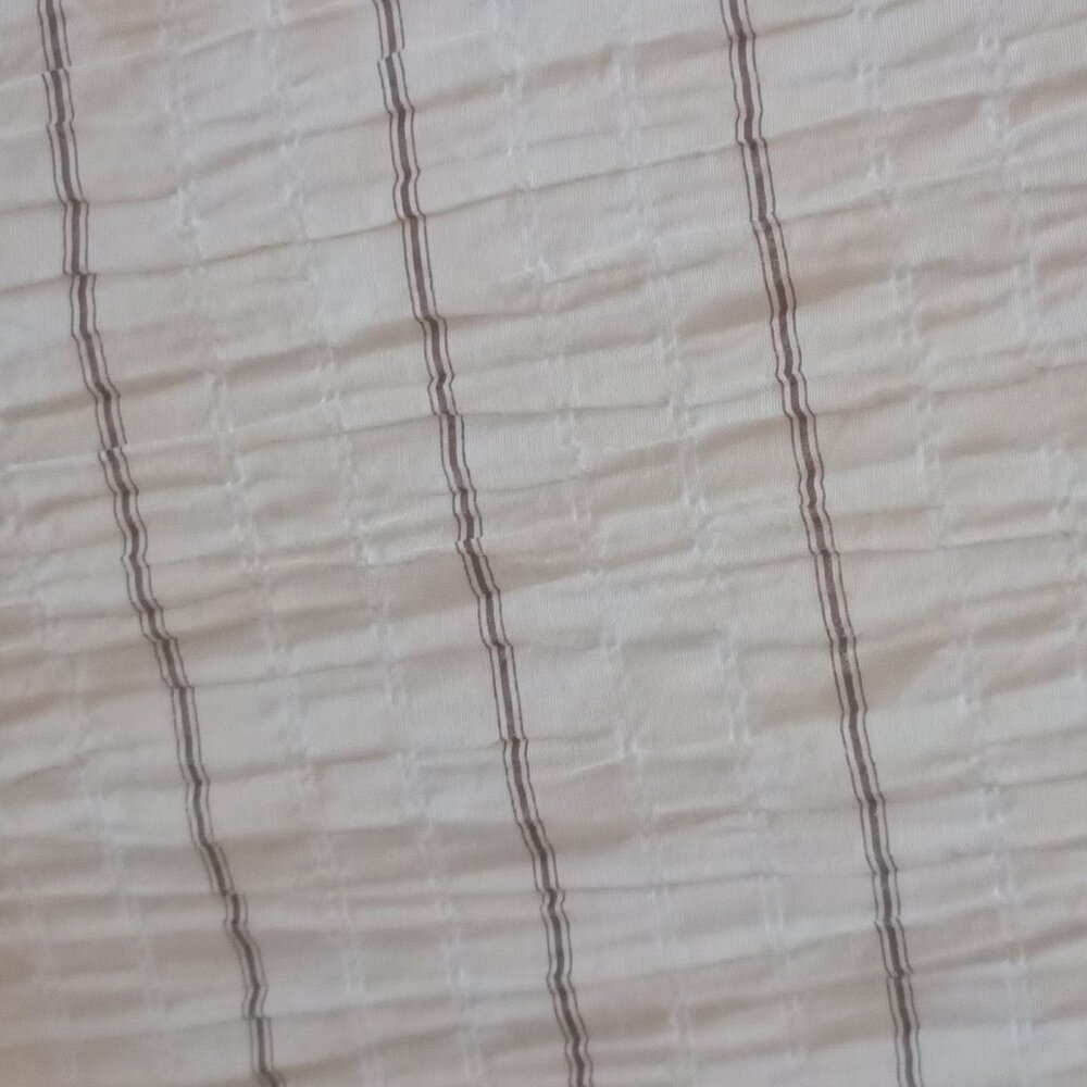 ZARA NWT cream striped shorts - Picture 5 of 10